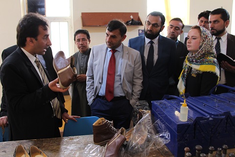 Deputy Minister of MoLSA visits Isteqlal VTC