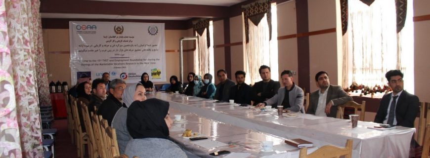 15th TVET & Employment Round-Table in Herat