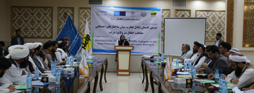 Holding The 2nd Inter-Community Dialogue on the Child Protection Structures’ experience Sharing in Herat province