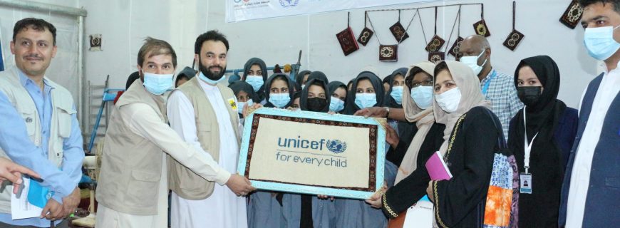UNICEF deputy country representative visited Ansari Vocational Training Canter
